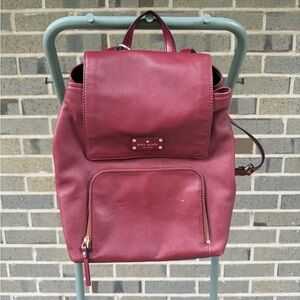 kate spade Burgundy Backpack